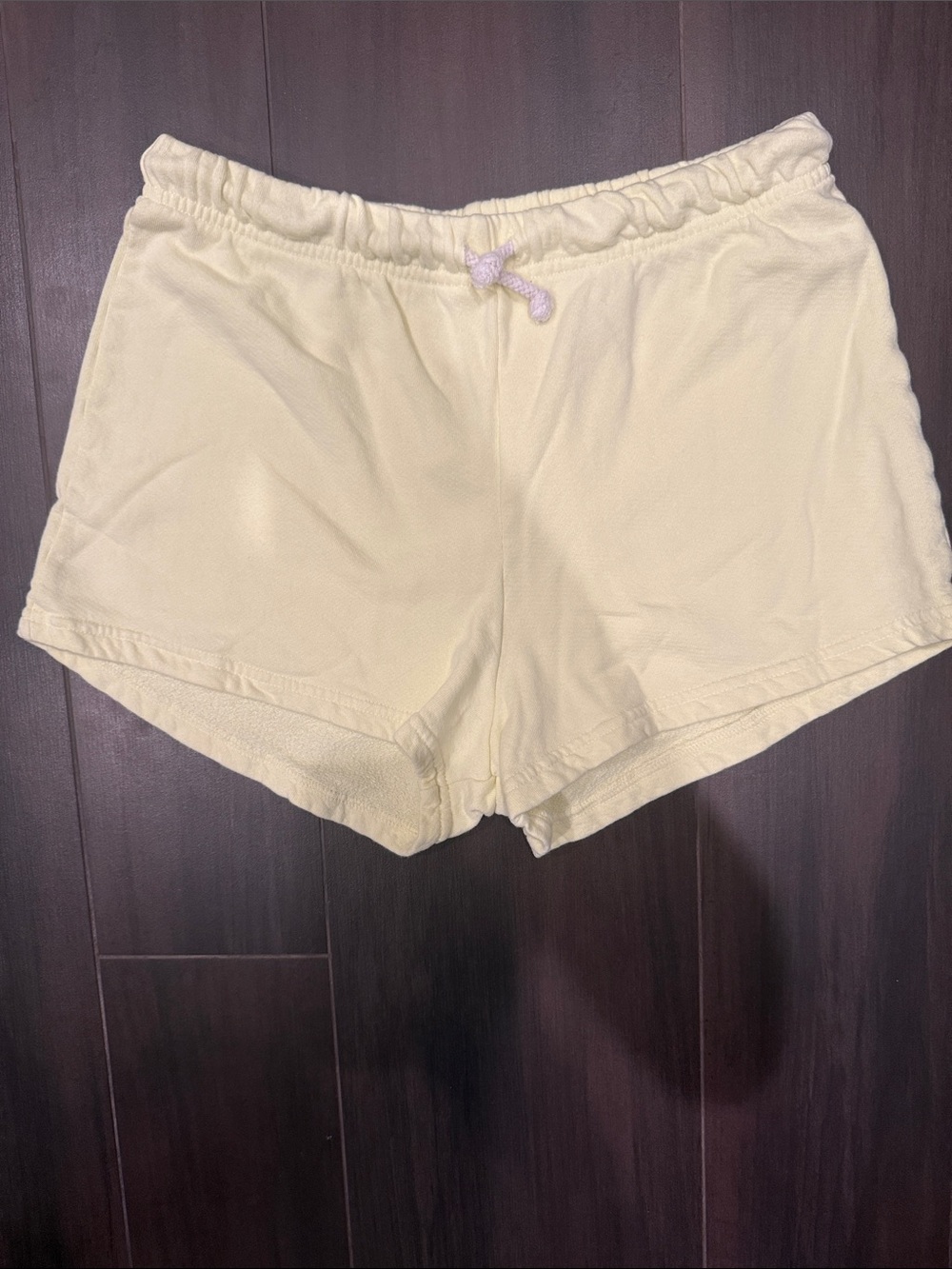 perfectwhitetee Yellow Ribbed Tank & Lounge Shorts Set - Picture 4 of 5
